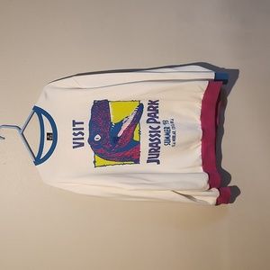 Cakeworthy Crewneck Jurassic Park Size 2XL White